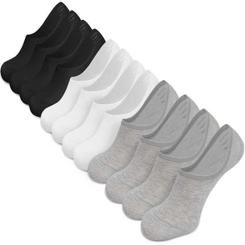 Ordenado Women's 6 Pairs Casual Thin No Show Socks Non Slip Flat Boat Line Multicolor - Image 1